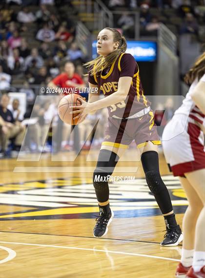 Thumbnail 3 in Cooper vs Holy Cross (2024 9th Region Girls Basketball Tournament) photogallery.