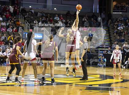 Thumbnail 2 in Cooper vs Holy Cross (2024 9th Region Girls Basketball Tournament) photogallery.