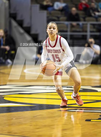 Thumbnail 3 in Cooper vs Holy Cross (2024 9th Region Girls Basketball Tournament) photogallery.