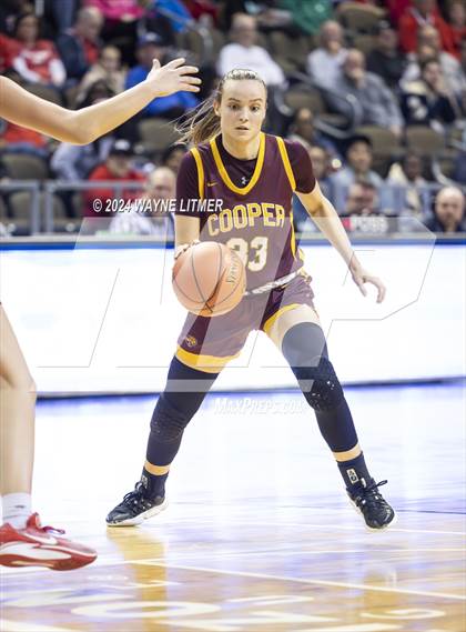 Thumbnail 2 in Cooper vs Holy Cross (2024 9th Region Girls Basketball Tournament) photogallery.