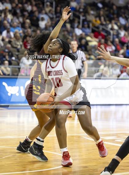 Thumbnail 1 in Cooper vs Holy Cross (2024 9th Region Girls Basketball Tournament) photogallery.
