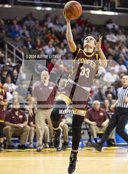 Thumbnail 2 in Cooper vs Holy Cross (2024 9th Region Girls Basketball Tournament) photogallery.