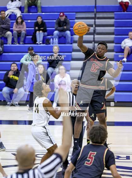 Thumbnail 2 in Bishop Alemany v San Pedro (4th Annual Wiseburn-DaVinci Holiday Classic Tournament) photogallery.