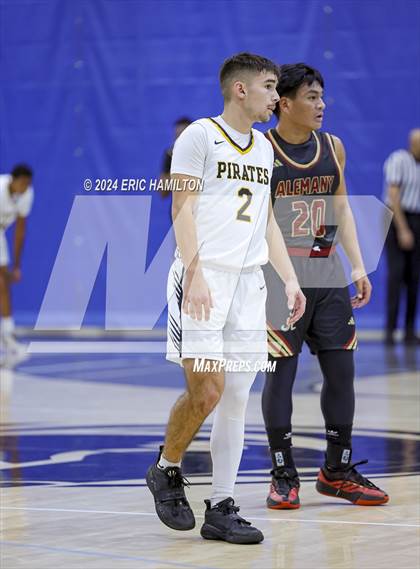 Thumbnail 2 in Bishop Alemany v San Pedro (4th Annual Wiseburn-DaVinci Holiday Classic Tournament) photogallery.