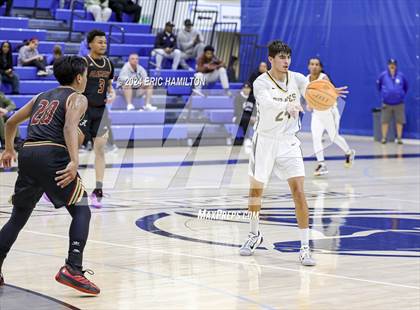 Thumbnail 2 in Bishop Alemany v San Pedro (4th Annual Wiseburn-DaVinci Holiday Classic Tournament) photogallery.