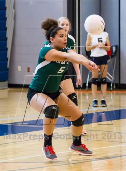 Thumbnail 1 in Yorktown vs Wakefield (Jr. Volleyball Brawl II) photogallery.