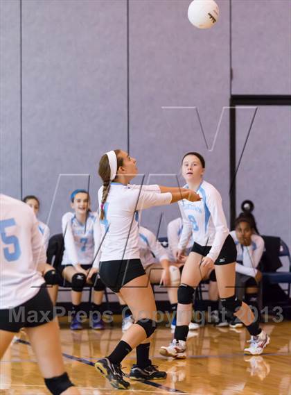 Thumbnail 3 in Yorktown vs Wakefield (Jr. Volleyball Brawl II) photogallery.