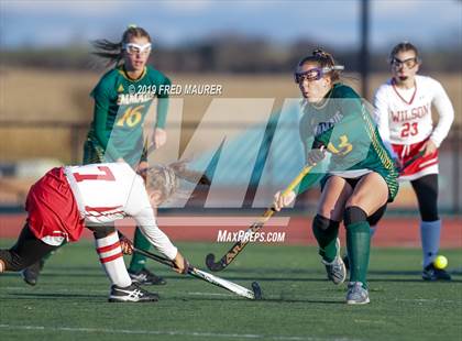 Thumbnail 1 in Emmaus vs Wilson (PIAA Field Hockey Semifinal) photogallery.