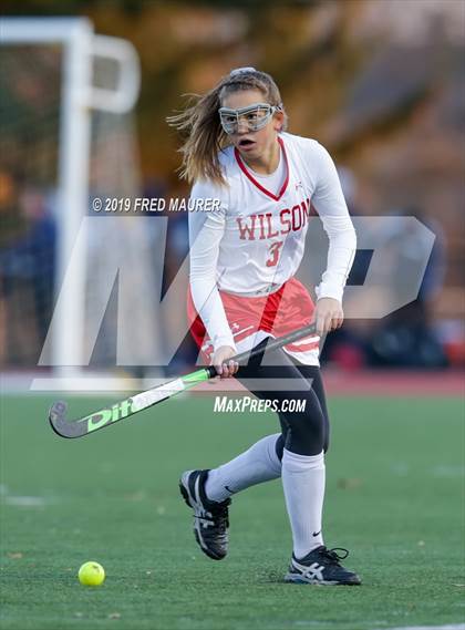 Thumbnail 1 in Emmaus vs Wilson (PIAA Field Hockey Semifinal) photogallery.