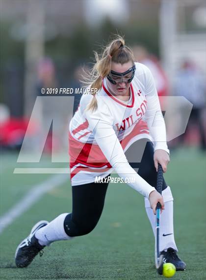 Thumbnail 1 in Emmaus vs Wilson (PIAA Field Hockey Semifinal) photogallery.