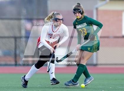 Thumbnail 3 in Emmaus vs Wilson (PIAA Field Hockey Semifinal) photogallery.