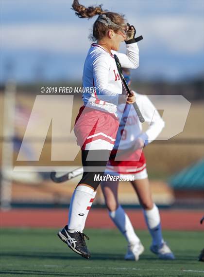 Thumbnail 2 in Emmaus vs Wilson (PIAA Field Hockey Semifinal) photogallery.