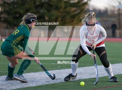 Thumbnail 1 in Emmaus vs Wilson (PIAA Field Hockey Semifinal) photogallery.