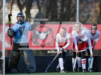 Thumbnail 2 in Emmaus vs Wilson (PIAA Field Hockey Semifinal) photogallery.