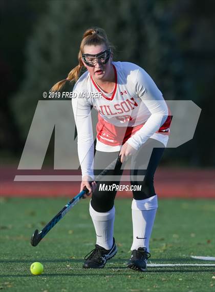 Thumbnail 3 in Emmaus vs Wilson (PIAA Field Hockey Semifinal) photogallery.
