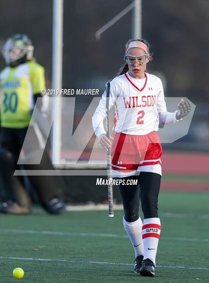 Thumbnail 2 in Emmaus vs Wilson (PIAA Field Hockey Semifinal) photogallery.