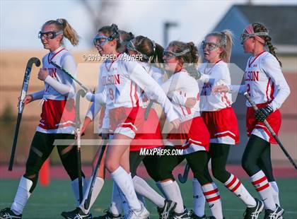 Thumbnail 1 in Emmaus vs Wilson (PIAA Field Hockey Semifinal) photogallery.
