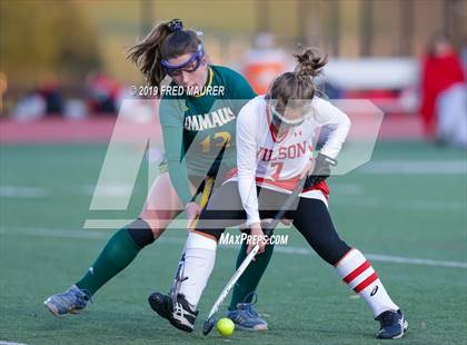 Thumbnail 3 in Emmaus vs Wilson (PIAA Field Hockey Semifinal) photogallery.