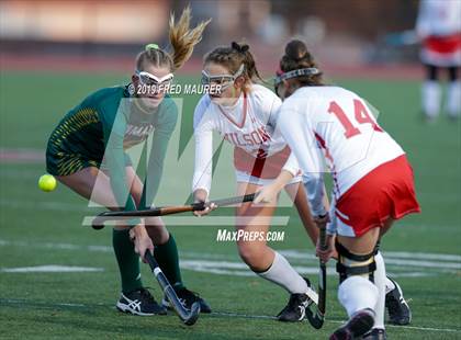 Thumbnail 1 in Emmaus vs Wilson (PIAA Field Hockey Semifinal) photogallery.