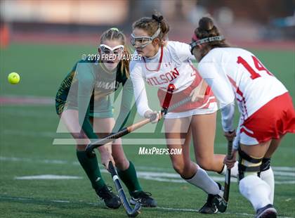 Thumbnail 2 in Emmaus vs Wilson (PIAA Field Hockey Semifinal) photogallery.