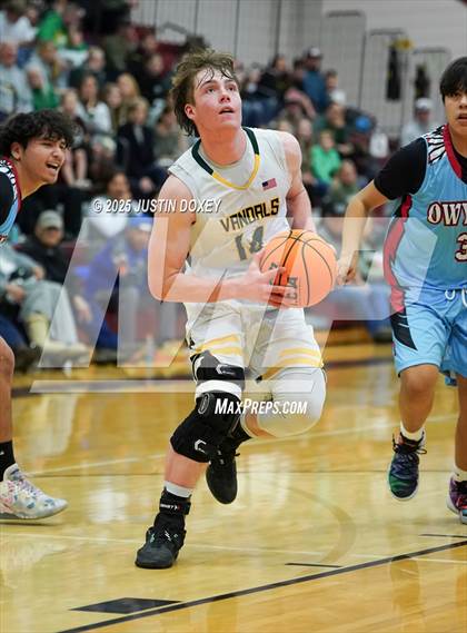 Thumbnail 1 in Eureka vs. Owyhee (NIAA 1A East League Final) photogallery.