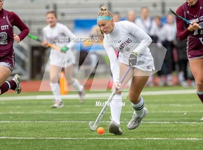 Thumbnail 3 in Garden City vs Burnt Hills-Ballston Lake (NYSPHSAA Class B Semifinal) photogallery.