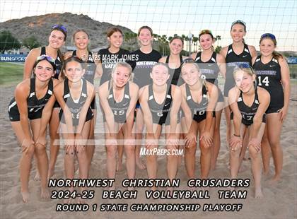 Thumbnail 2 in Northwest Christian @ Estrella Foothills (AIA DII Round 1 Team State Championship) photogallery.