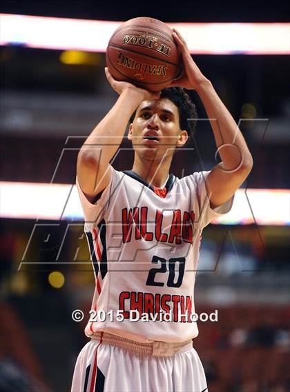 Thumbnail 1 in Village Christian vs. Great Oak (CIF SS D1AA Final) photogallery.