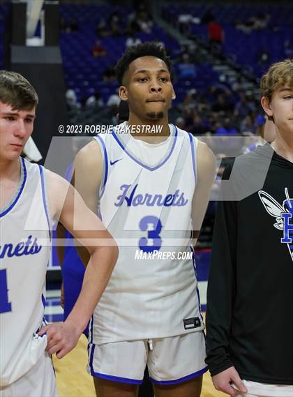 Thumbnail 1 in Hooks vs. Hitchcock (UIL 3A Basketball State Semifinal Medal Ceremony) photogallery.