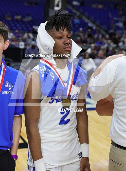 Thumbnail 3 in Hooks vs. Hitchcock (UIL 3A Basketball State Semifinal Medal Ceremony) photogallery.