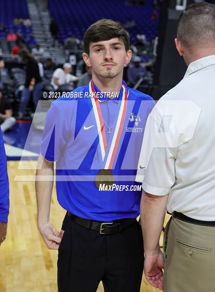 Thumbnail 2 in Hooks vs. Hitchcock (UIL 3A Basketball State Semifinal Medal Ceremony) photogallery.