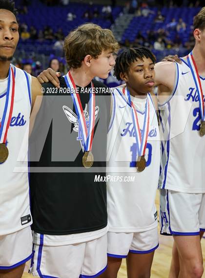 Thumbnail 3 in Hooks vs. Hitchcock (UIL 3A Basketball State Semifinal Medal Ceremony) photogallery.