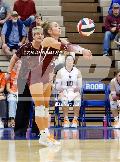 Thumbnail 3 in Saint Jo vs Jonesboro (UIL Volleyball 1A Region 2 Regional) photogallery.