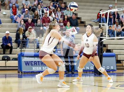 Thumbnail 1 in Saint Jo vs Jonesboro (UIL Volleyball 1A Region 2 Regional) photogallery.
