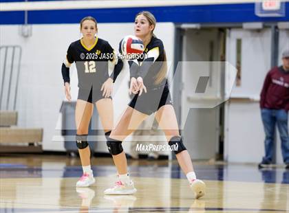 Thumbnail 2 in Saint Jo vs Jonesboro (UIL Volleyball 1A Region 2 Regional) photogallery.