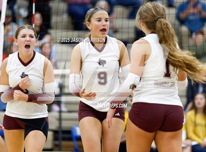 Thumbnail 1 in Saint Jo vs Jonesboro (UIL Volleyball 1A Region 2 Regional) photogallery.