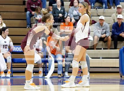 Thumbnail 3 in Saint Jo vs Jonesboro (UIL Volleyball 1A Region 2 Regional) photogallery.
