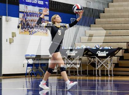 Thumbnail 2 in Saint Jo vs Jonesboro (UIL Volleyball 1A Region 2 Regional) photogallery.
