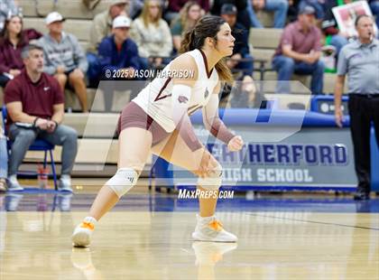 Thumbnail 2 in Saint Jo vs Jonesboro (UIL Volleyball 1A Region 2 Regional) photogallery.