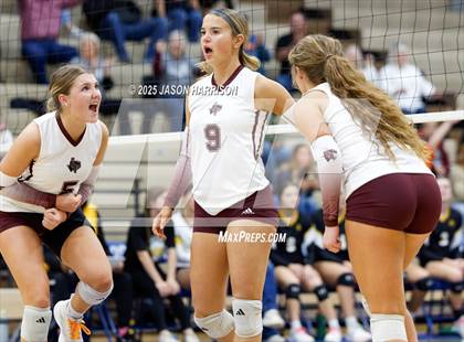 Thumbnail 1 in Saint Jo vs Jonesboro (UIL Volleyball 1A Region 2 Regional) photogallery.