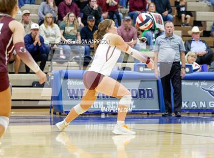Thumbnail 1 in Saint Jo vs Jonesboro (UIL Volleyball 1A Region 2 Regional) photogallery.