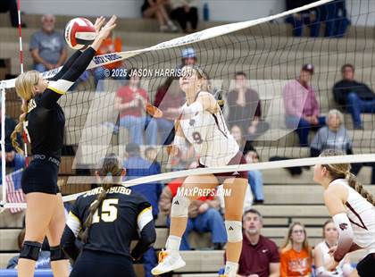Thumbnail 2 in Saint Jo vs Jonesboro (UIL Volleyball 1A Region 2 Regional) photogallery.