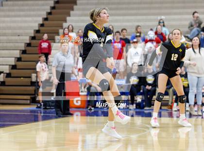 Thumbnail 3 in Saint Jo vs Jonesboro (UIL Volleyball 1A Region 2 Regional) photogallery.