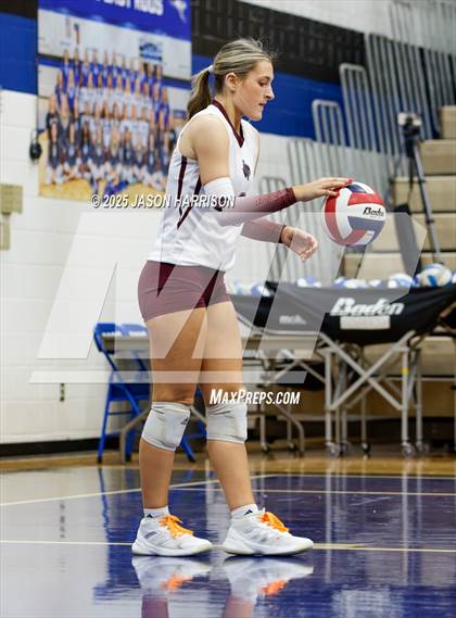 Thumbnail 3 in Saint Jo vs Jonesboro (UIL Volleyball 1A Region 2 Regional) photogallery.