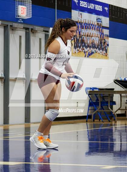 Thumbnail 3 in Saint Jo vs Jonesboro (UIL Volleyball 1A Region 2 Regional) photogallery.