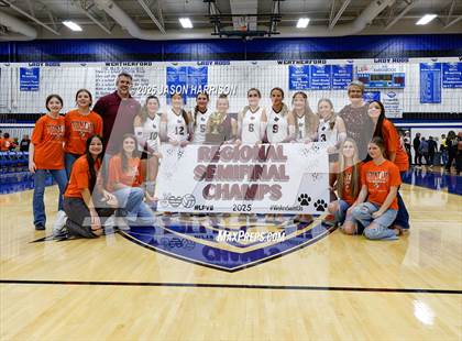 Thumbnail 1 in Saint Jo vs Jonesboro (UIL Volleyball 1A Region 2 Regional) photogallery.