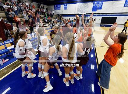 Thumbnail 1 in Saint Jo vs Jonesboro (UIL Volleyball 1A Region 2 Regional) photogallery.