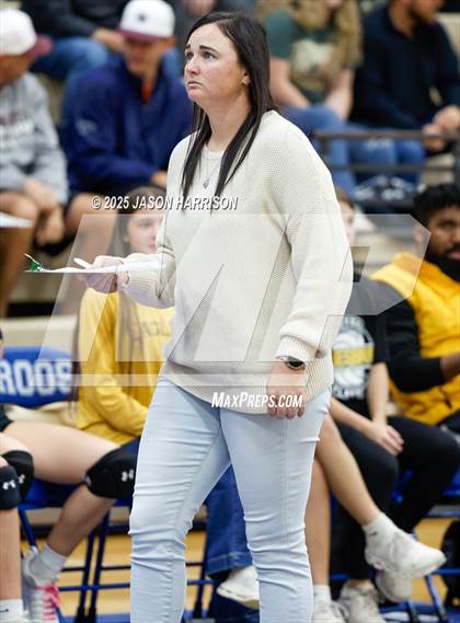 Thumbnail 2 in Saint Jo vs Jonesboro (UIL Volleyball 1A Region 2 Regional) photogallery.