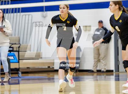 Thumbnail 3 in Saint Jo vs Jonesboro (UIL Volleyball 1A Region 2 Regional) photogallery.