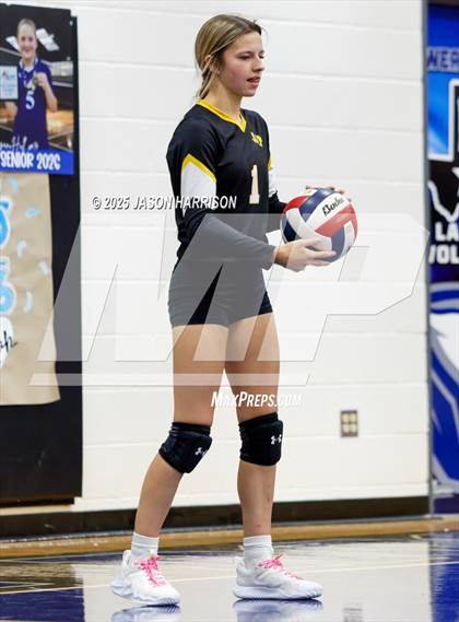 Thumbnail 2 in Saint Jo vs Jonesboro (UIL Volleyball 1A Region 2 Regional) photogallery.